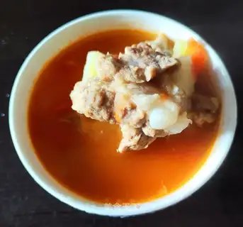 Tomato potatoes soup