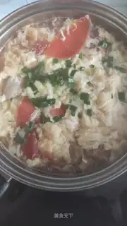 Tomato egg soup