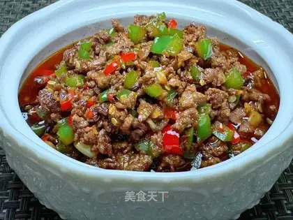 Twin pepper beef sauce