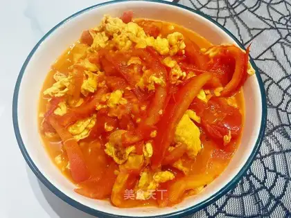 Tomato fried eggs