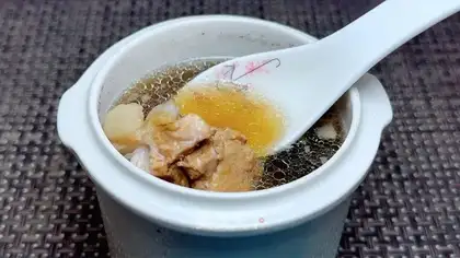 Ling Chi Bone soup