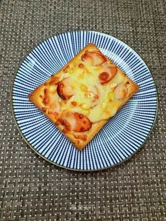 Cheese corn ham toast