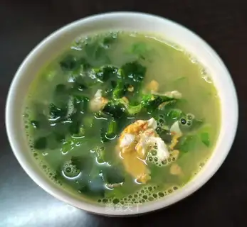 Quills and egg soup