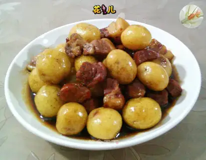 Potato roast pork