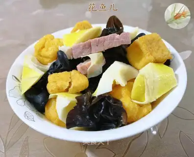 ♪ Black-mole, salt-cracked tofu ♪