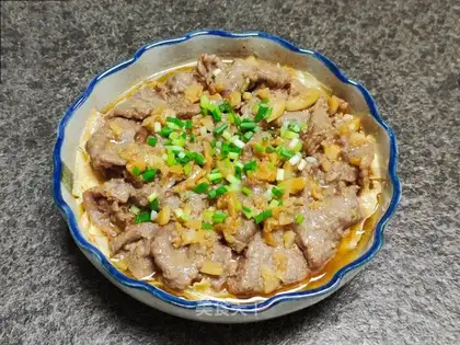 Sand and beef scabs
