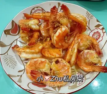 Garlic butter shrimp