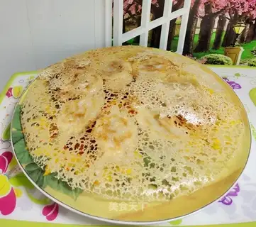 Homemade ice dumplings