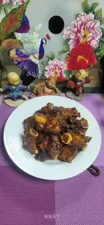 Sour plum ribs