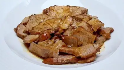 Burn pork chops