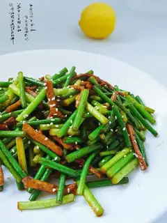 Garlic fried meat