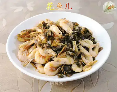 Plum and prawn