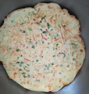 Carrot onion pancakes