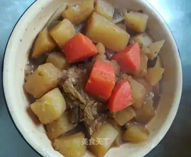 Beef beans for carrots