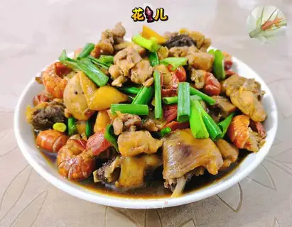 Lobster-tailed chicken