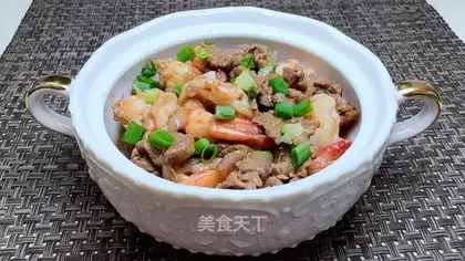 Shrimp beef