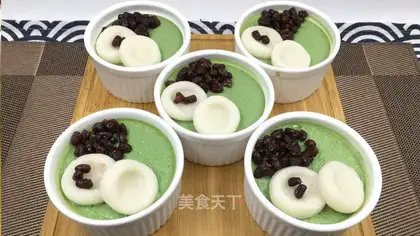Tea tofu pudding