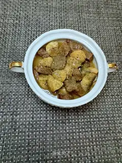 Butter-coated beef grains