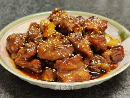 Sour plum ribs