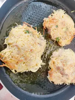 Lamb ham potato