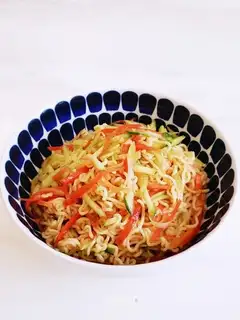 Spilled noodles