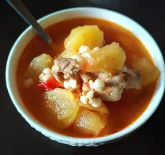 Apple tomato dragon soup