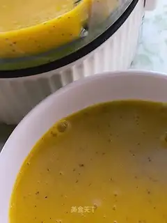 Pumpkin's little rice paste