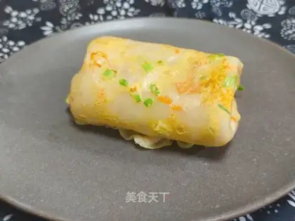Onion egg waffles