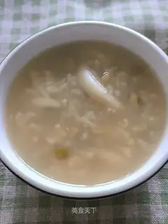 Green bean rice congee