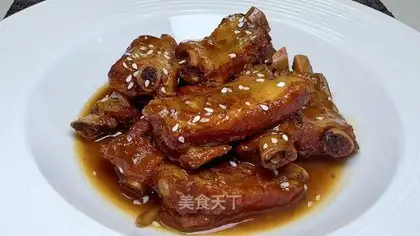 Sour plum ribs