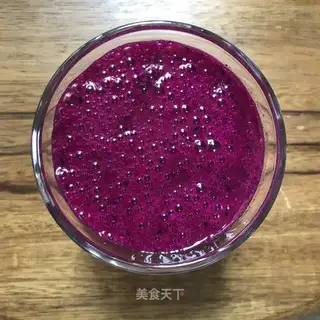 Blueberry flamingo juice