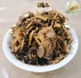 Scrambled meat