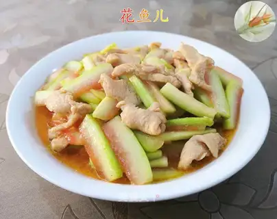 Watermelon peeled chicken chest