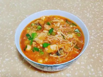 A boiled dragonfish