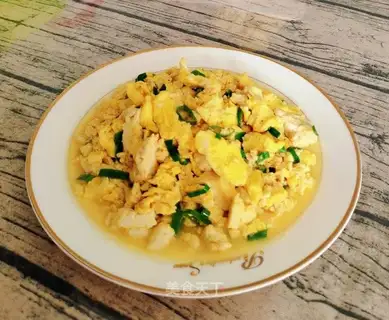 Fried eggs, tofu