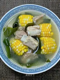 ♪ Sea-banded corn bouquet soup ♪