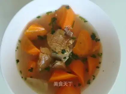 When the ginger lamb soup is made
