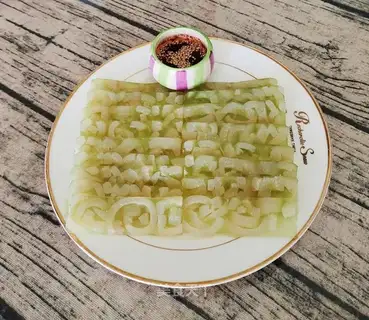 Green tea pig's skin