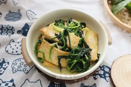 Spinach tofu