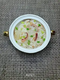 White radish dry squid rice