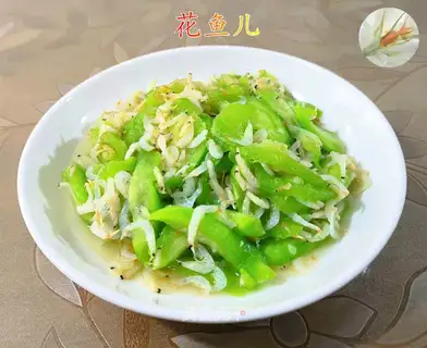 Shrimp hides and a pickle