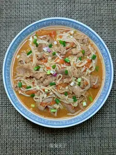 Tomato gill mushrooms, fat cow