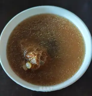 Corn tattered bone soup