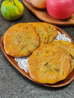 Roasted beef cake