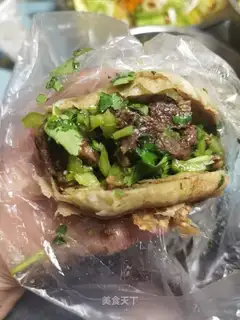Bread and meat