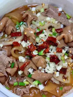 Beef intestine pan