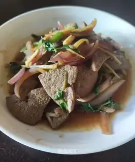 Fried liver