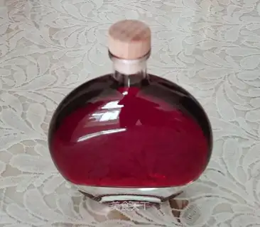 Homemade red wine