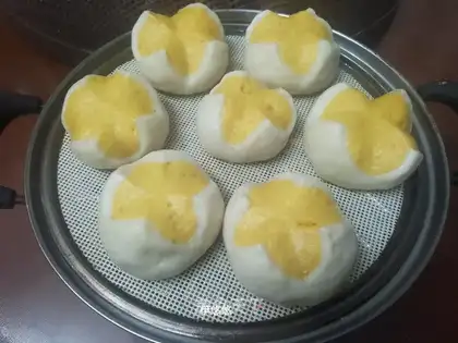 Double-coloured buns