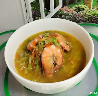 Shrimp vegetable soup
